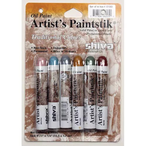 Shiva Paint Stick Traditional Colors Set of 6 Delta Art