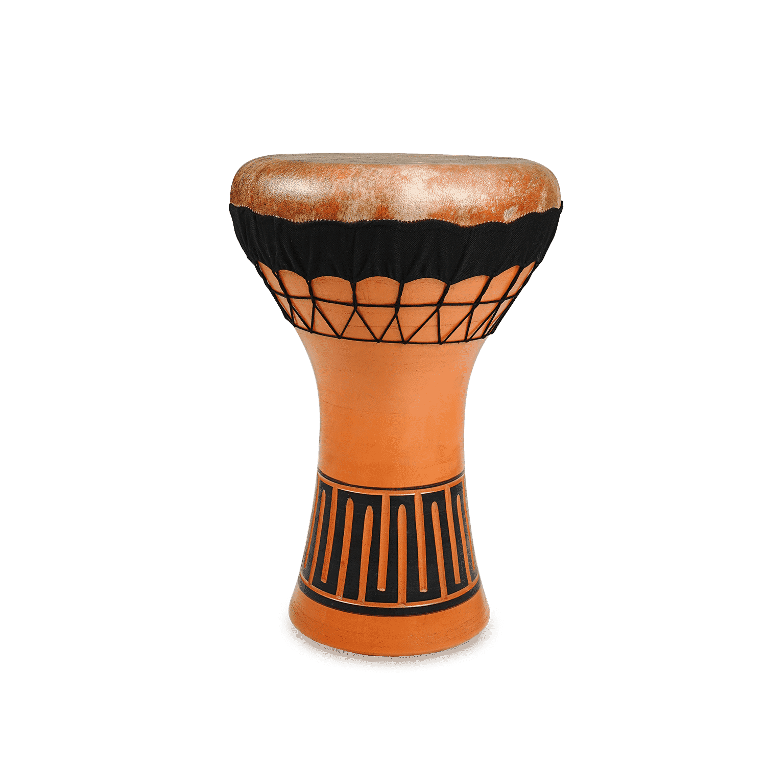 Buy Agean Percussion Sumerian Series Clay Mid. Bass Darbuka Agean Music