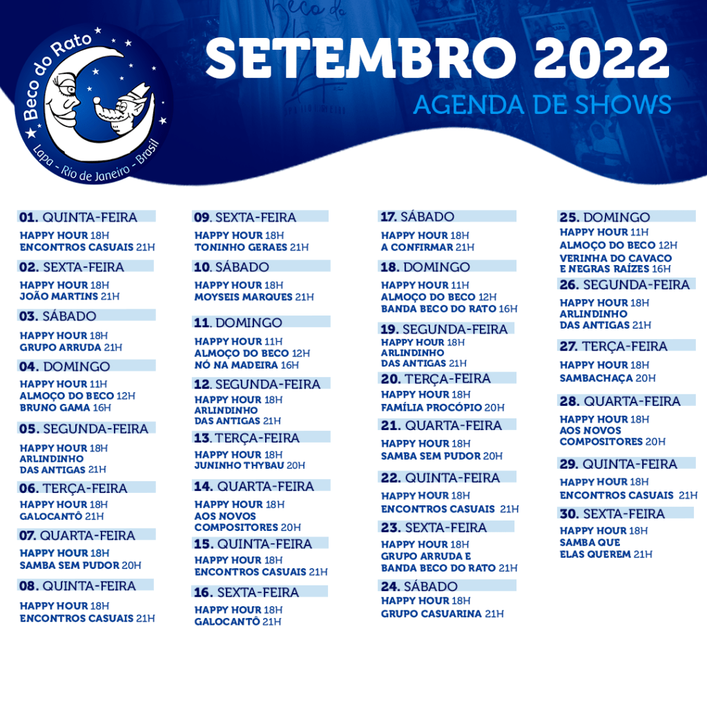 Stand Up Comedy Events Dec 21 2023 Beco do Rato Agenda Setembro 2022 Agenda Cultural Rio de Janeiro