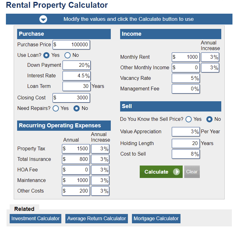 Bookmark This List Of Real Estate Calculators AgentFire