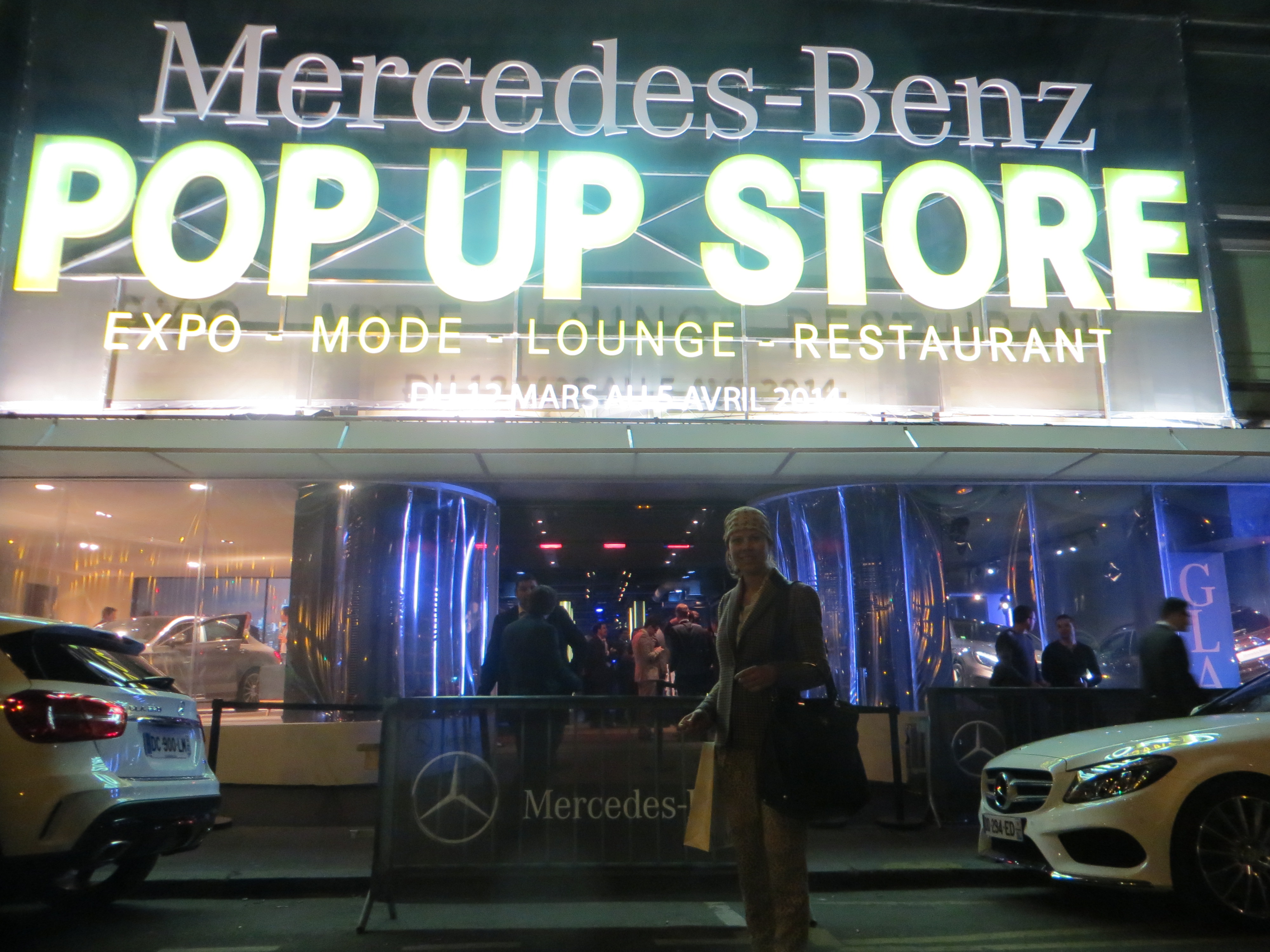 Agent Luxe Luxury in Paris MercedesBenz pop up store in Paris 2014