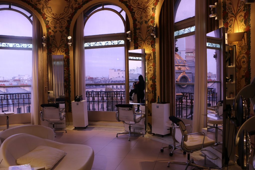 Coiffirst, A magical hair salon at Printemps in Paris Agent luxe blog