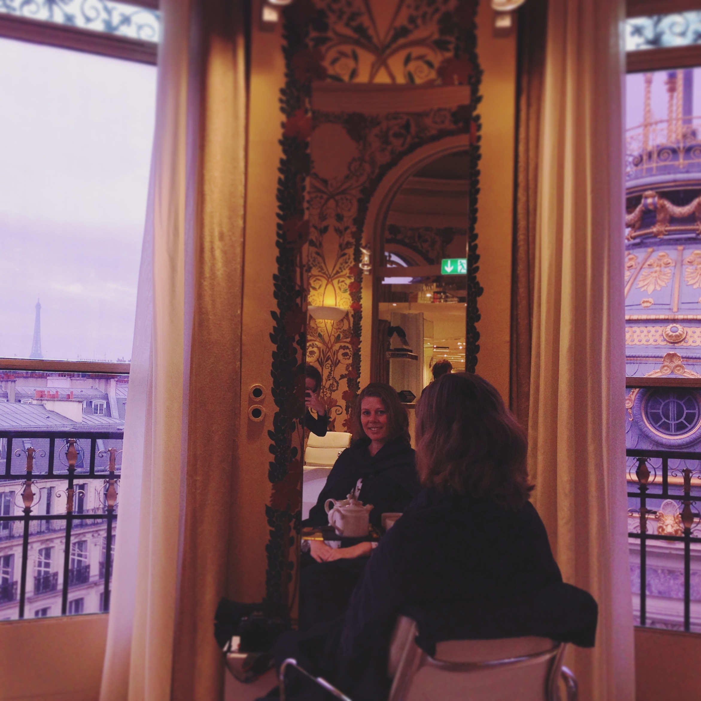 Coiffirst, A magical hair salon at Printemps in Paris Agent luxe blog