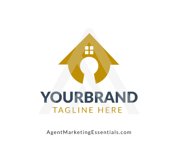Unique Gold Real Estate Logo