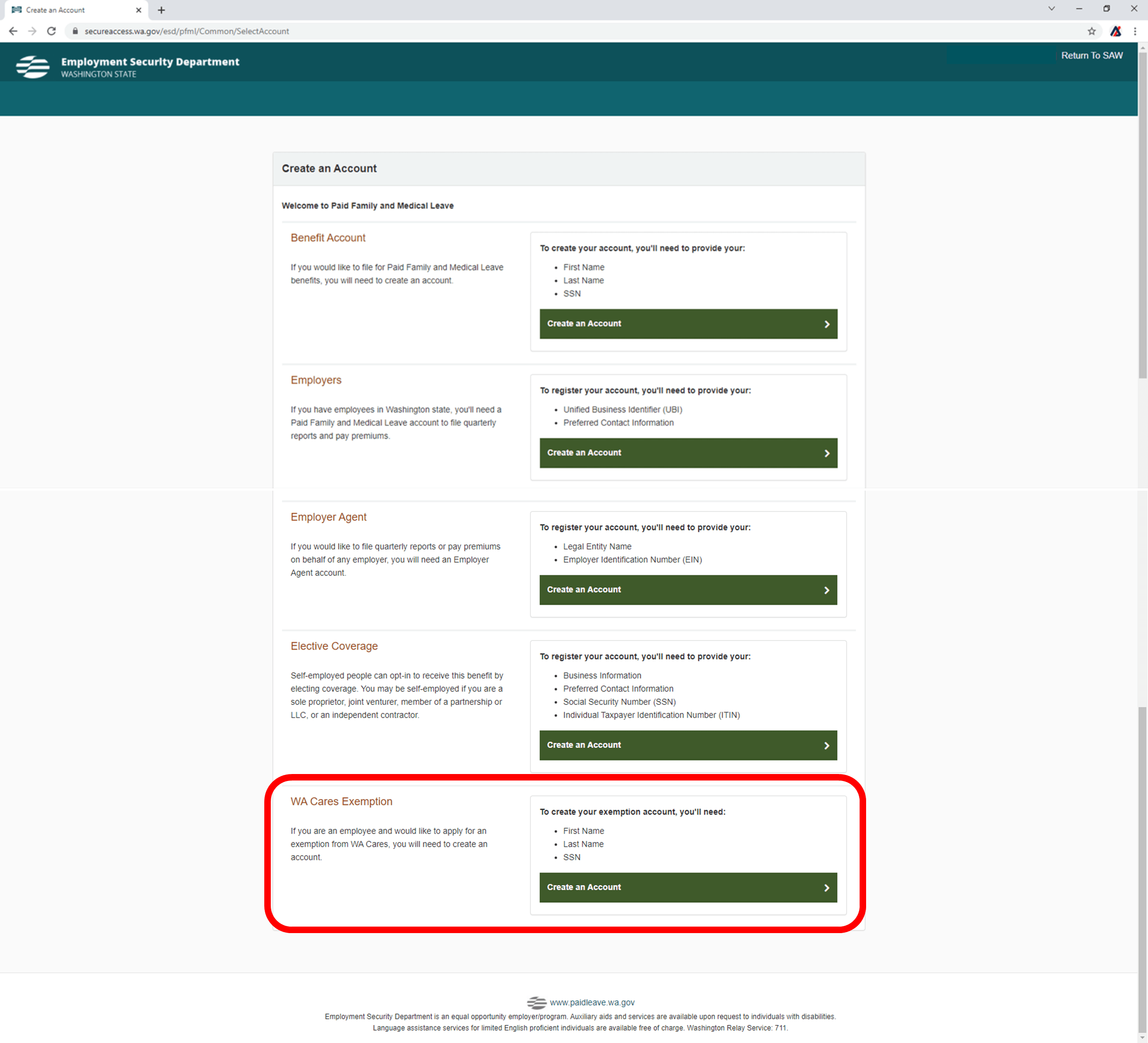 How to Apply for an Exemption from the Washington State LTC Trust