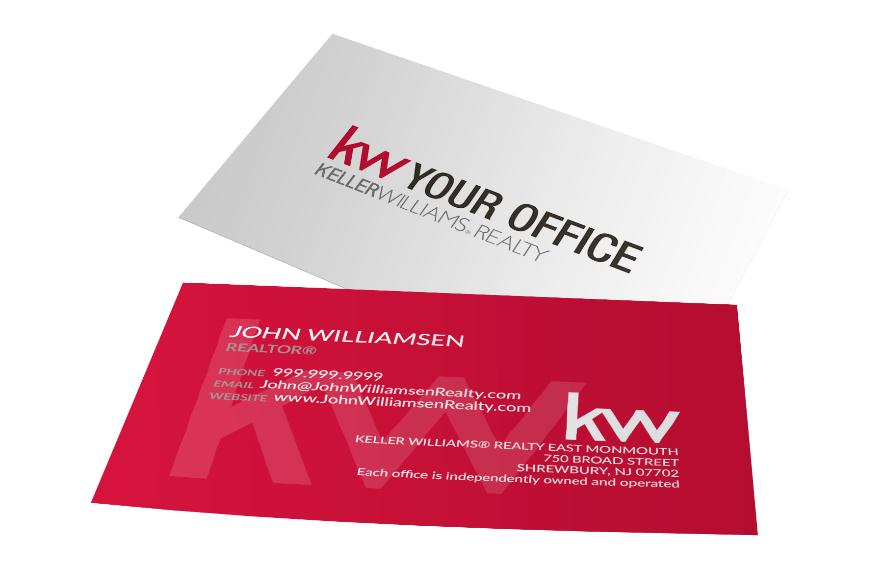 Keller Williams Business Cards Modern designs and online customizer