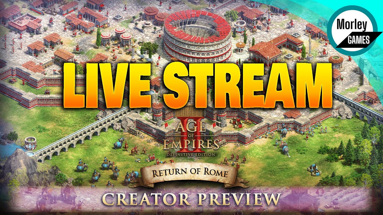First Look At The AOE2 Return Of Rome DLC LIVE! Age Of Notes