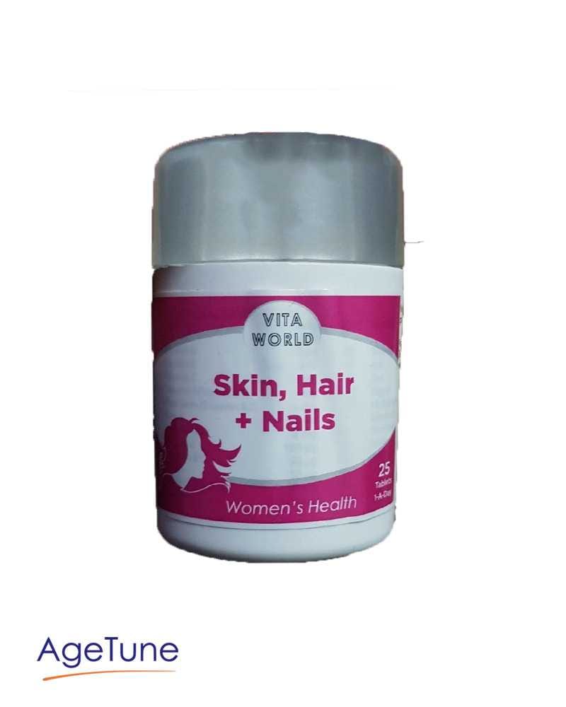 VITA World Skin, Hair And Nails Vitamins 25 Tablets Age Tune
