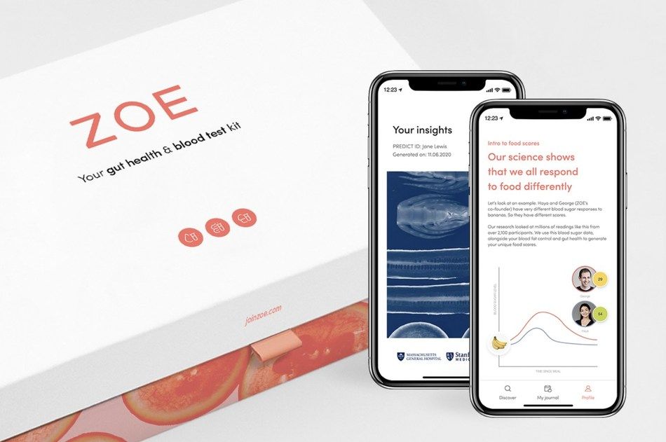 Personalized nutrition startup Zoe raises 20m for athome test kits