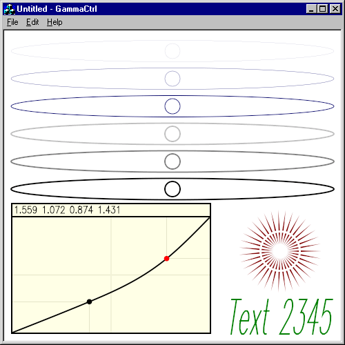 AntiGrain Geometry Gamma Correction