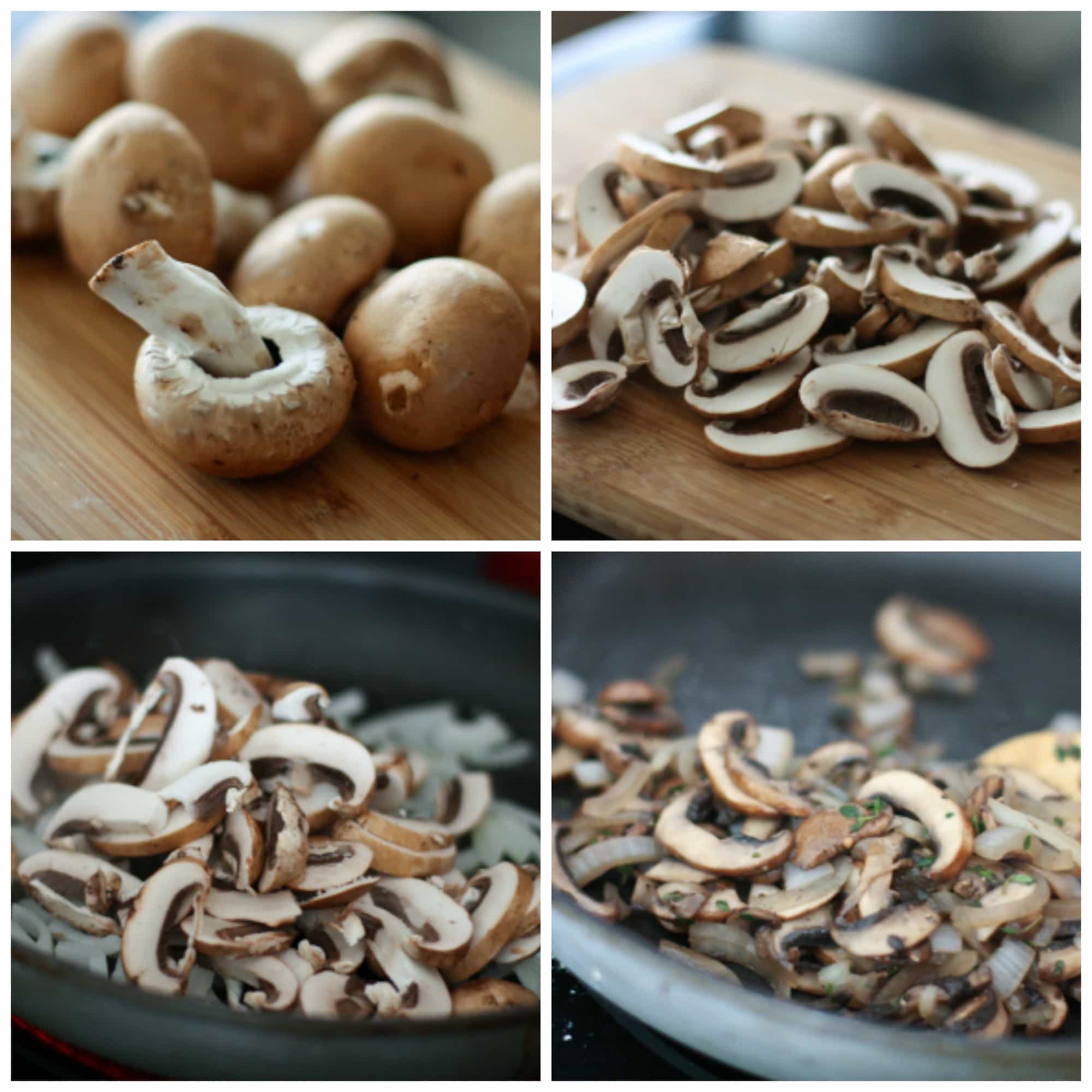 Grilled Baby Portabella Pesto Flatbread Pizza