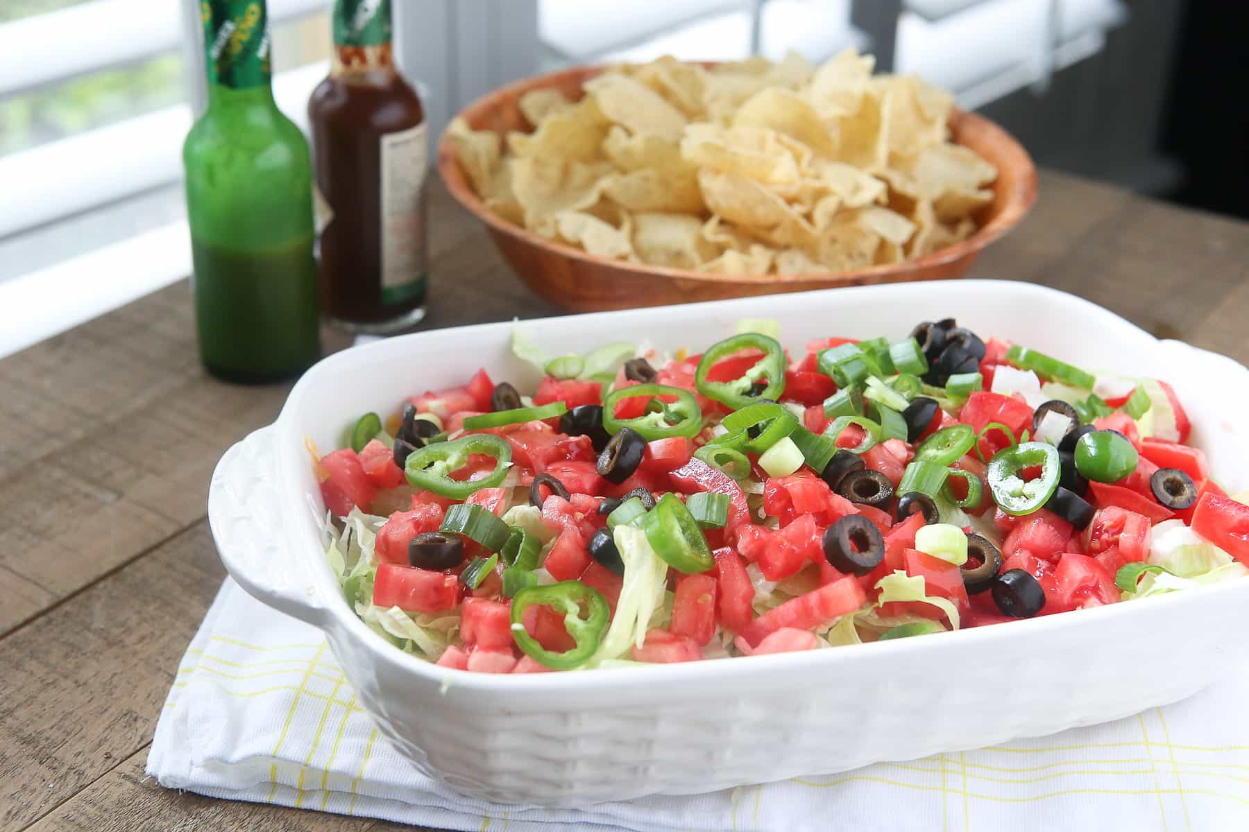 Layered Taco Dip + a tour of MilkAWay Dairy Aggie's Kitchen