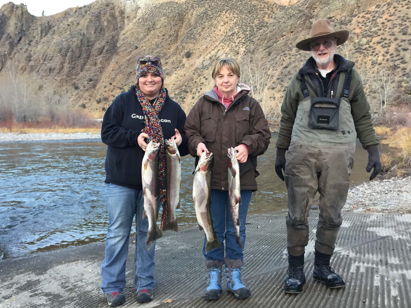 Steelhead fishing conditions in Salmon area Aggipah River Trips