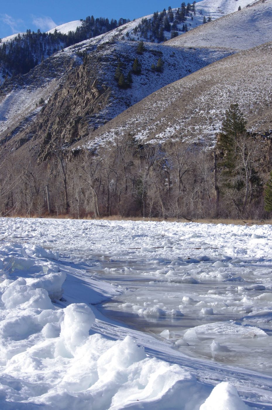 Snowpack in Salmon River Country Aggipah River Trips Salmon, Idaho