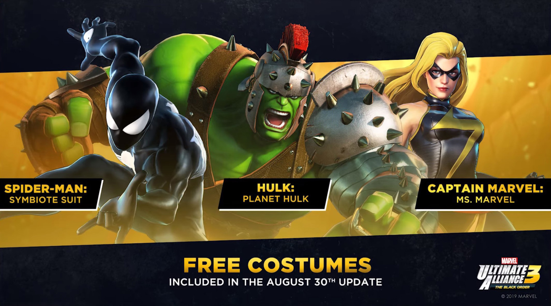 Marvel Ultimate Alliance 3 The Black Order Has Free Costumes On The