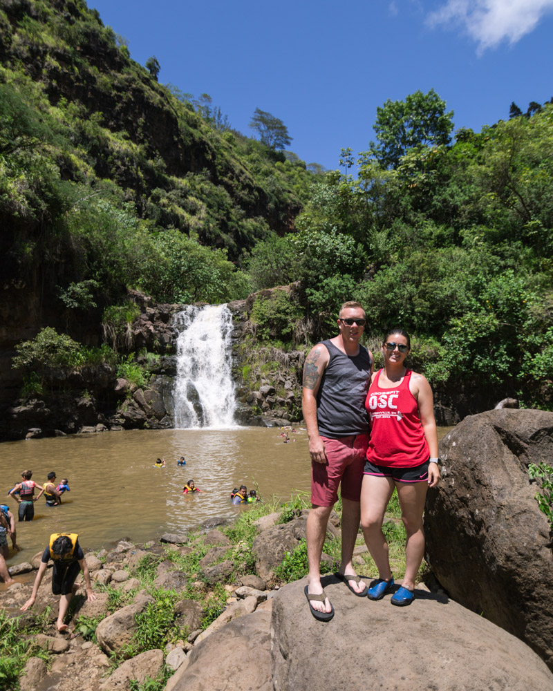 Visiting Waimea Falls Waimea Valley on Oahu, Hawaii