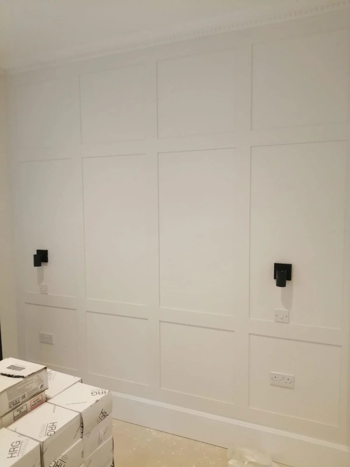 Shaker style Accent Wood panel wall AG Martins