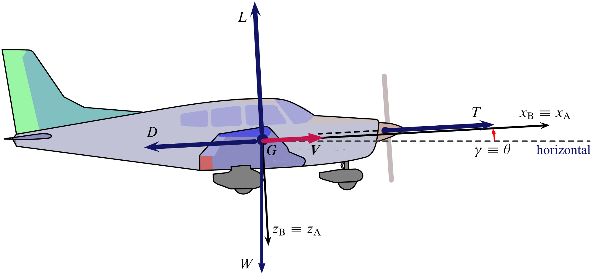 Basic Anatomy of Airplane Flight