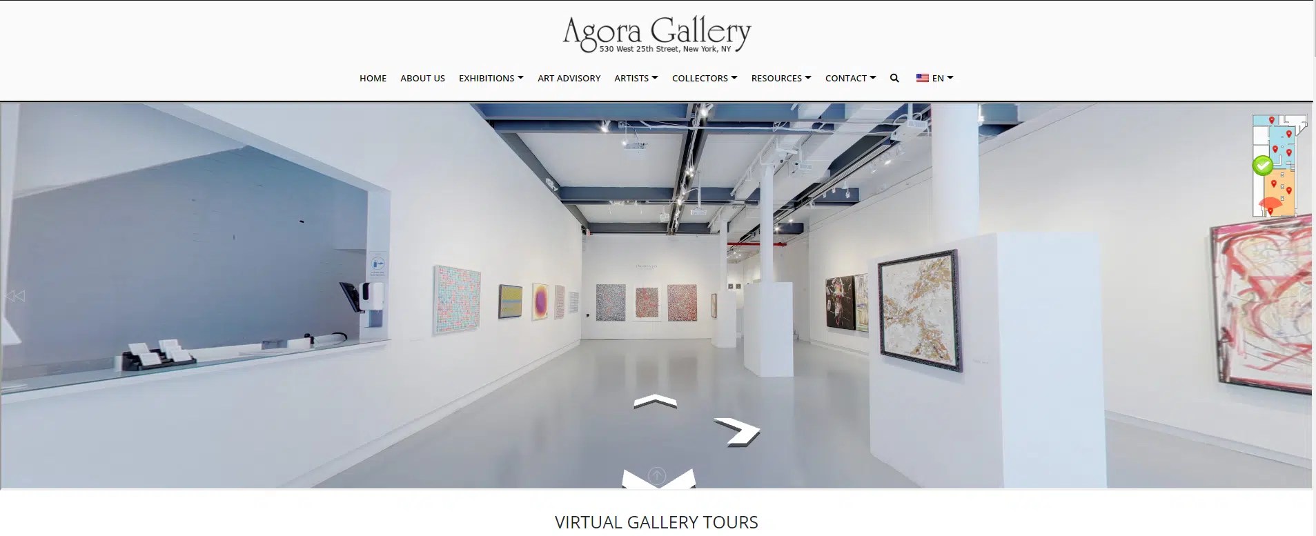Art Gallery Virtual Tour Agora Virtual Gallery Chelsea, New York