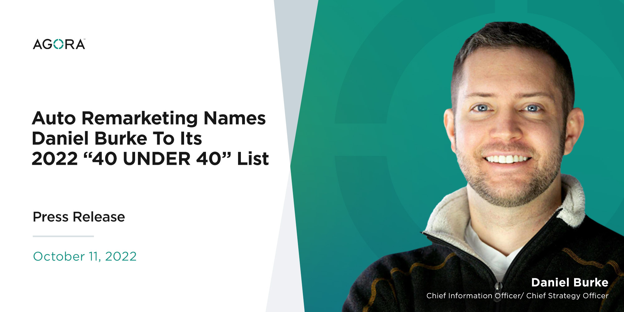 Auto Remarketing Names Daniel Burke to its 2022 “40 UNDER 40” List