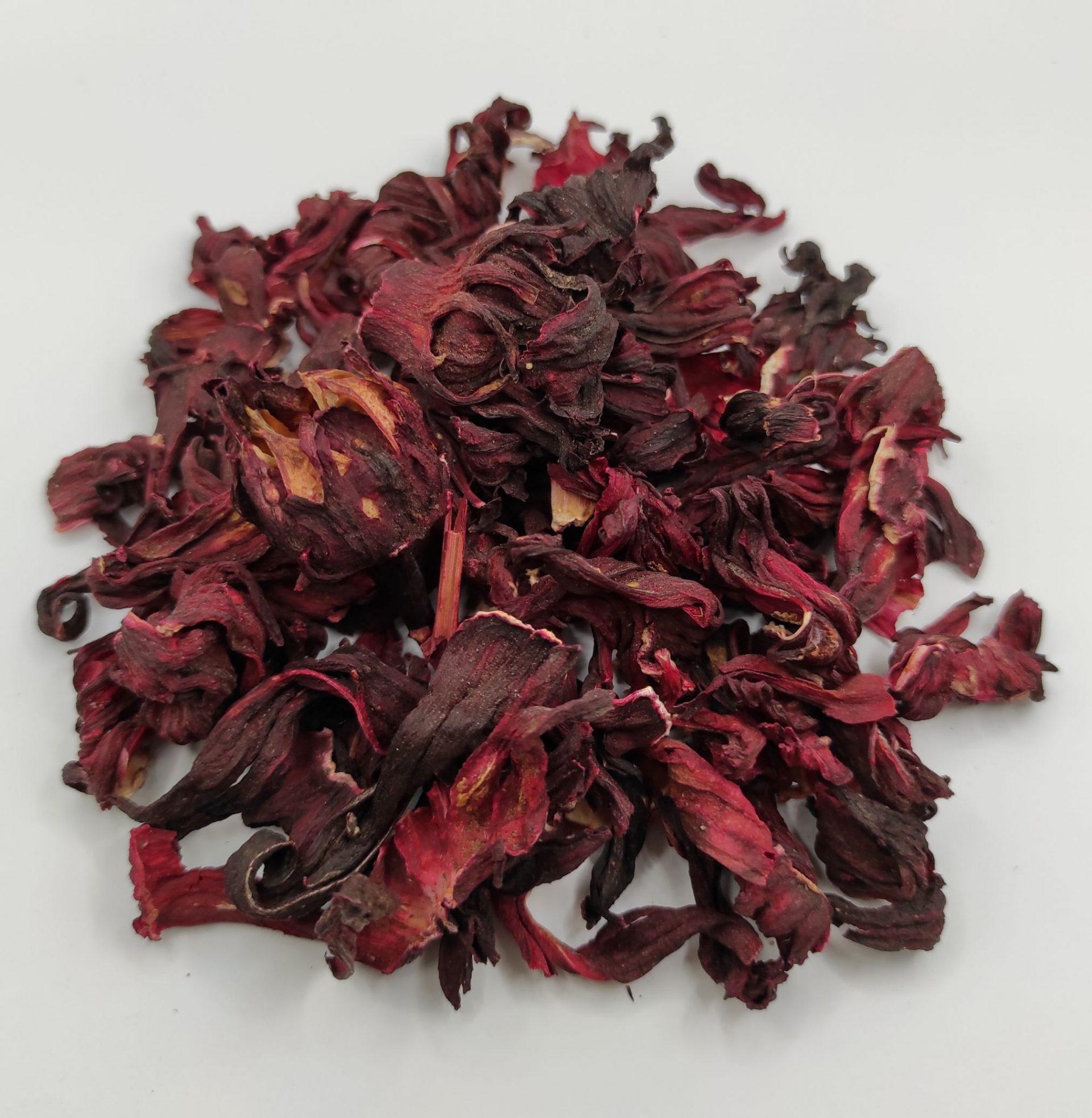 Greek Dried Organic Hibiscus Whole Flowers Harvest June 2022 Agora Market