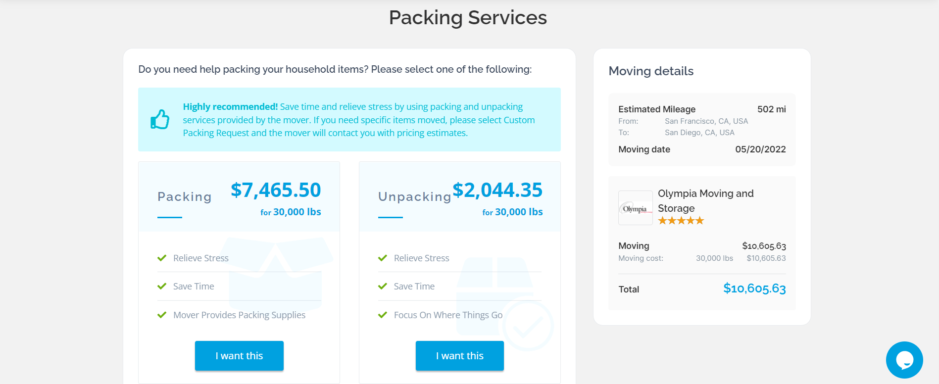 Instant Moving Quote Online Accurate Estimates from Agoyu