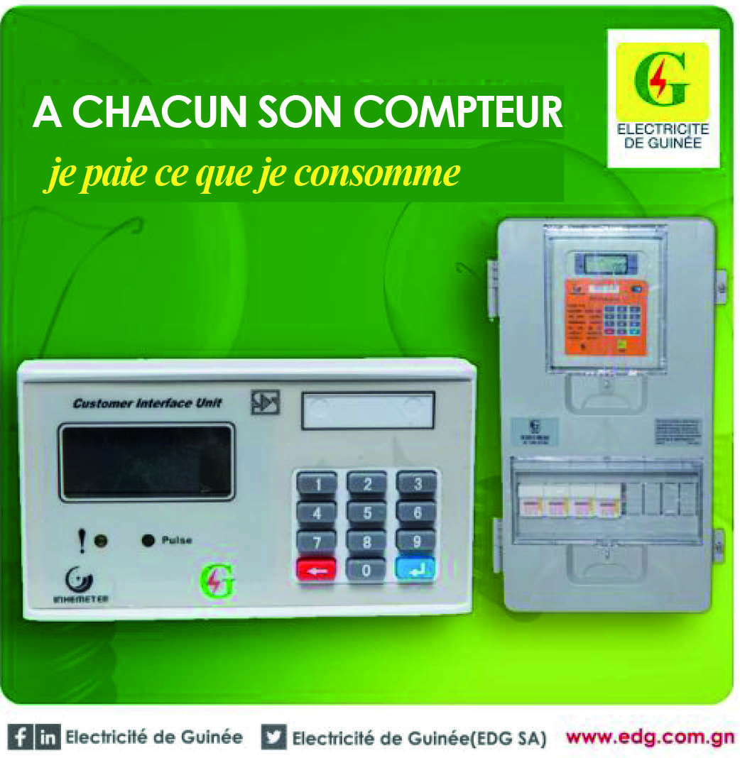 EDG Electricité De Guinée Allo EDG !! Services Clients disponible