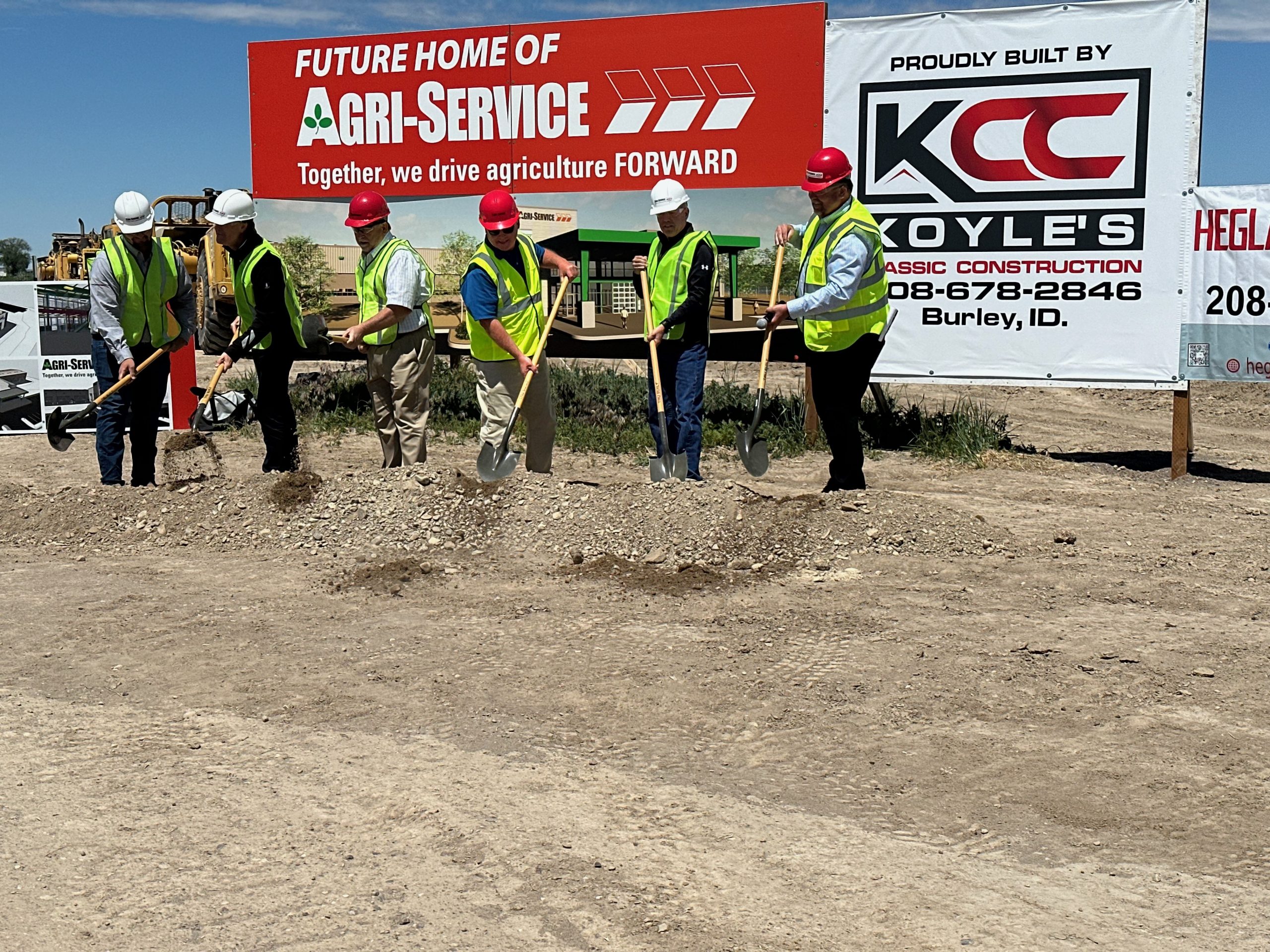 Heyburn Groundbreaking was a Success! AgriService