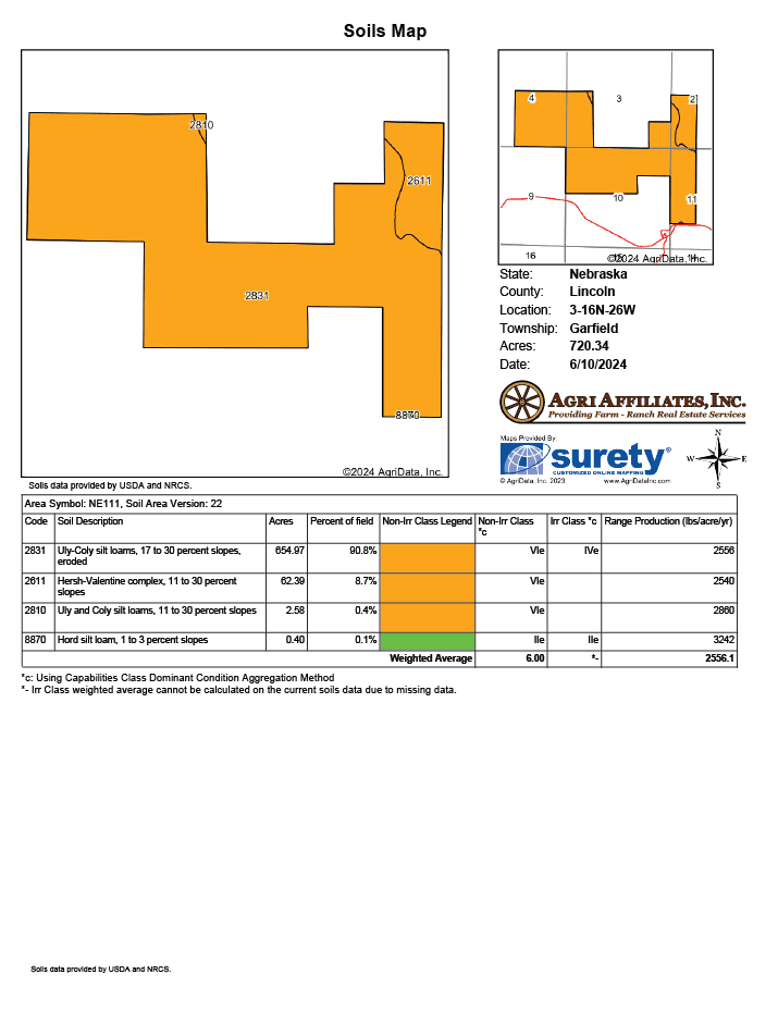 Byar Rangeland 758.32 Acres Agri Affiliates