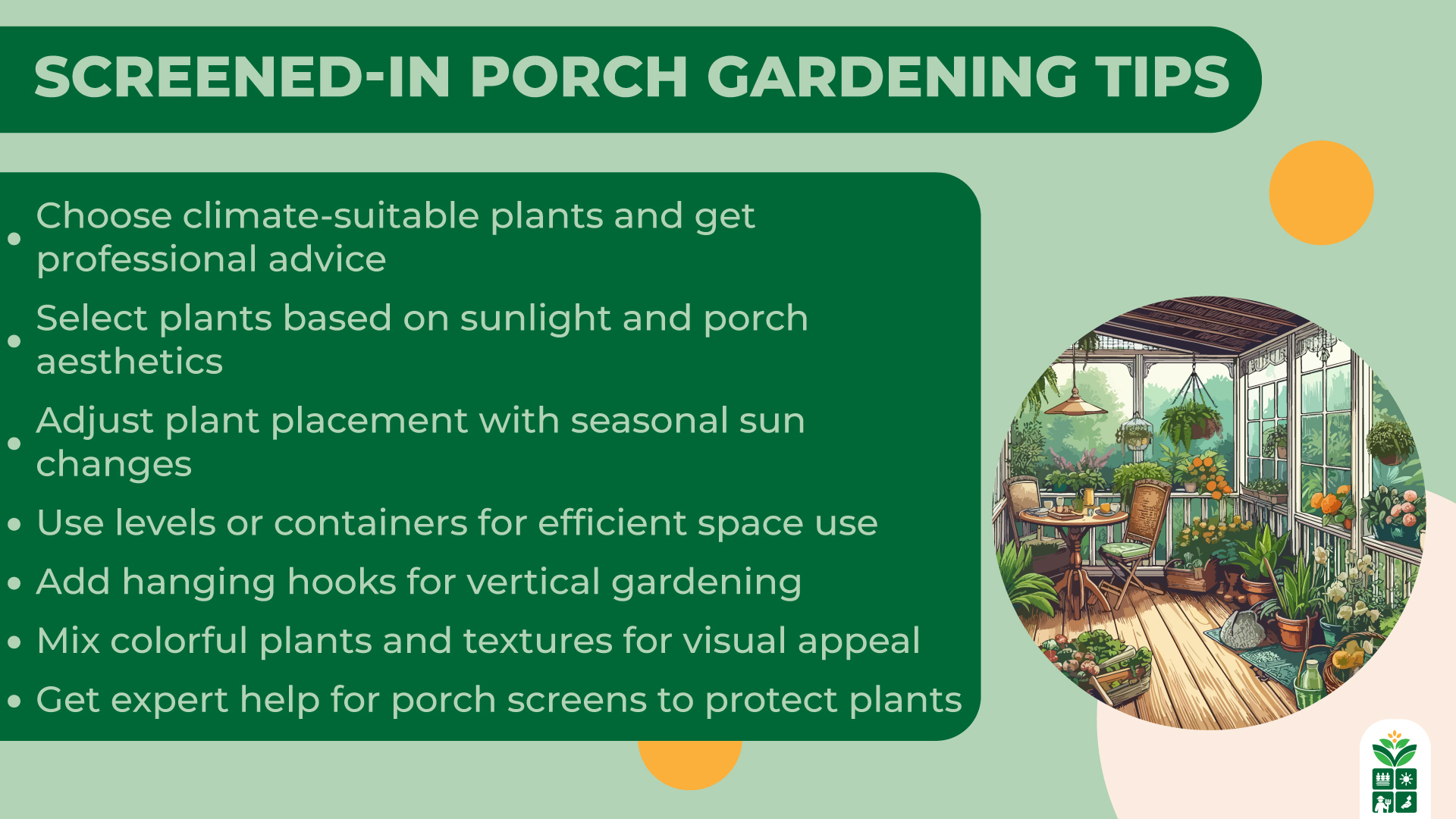 9 Best Plants for Screenedin Porch