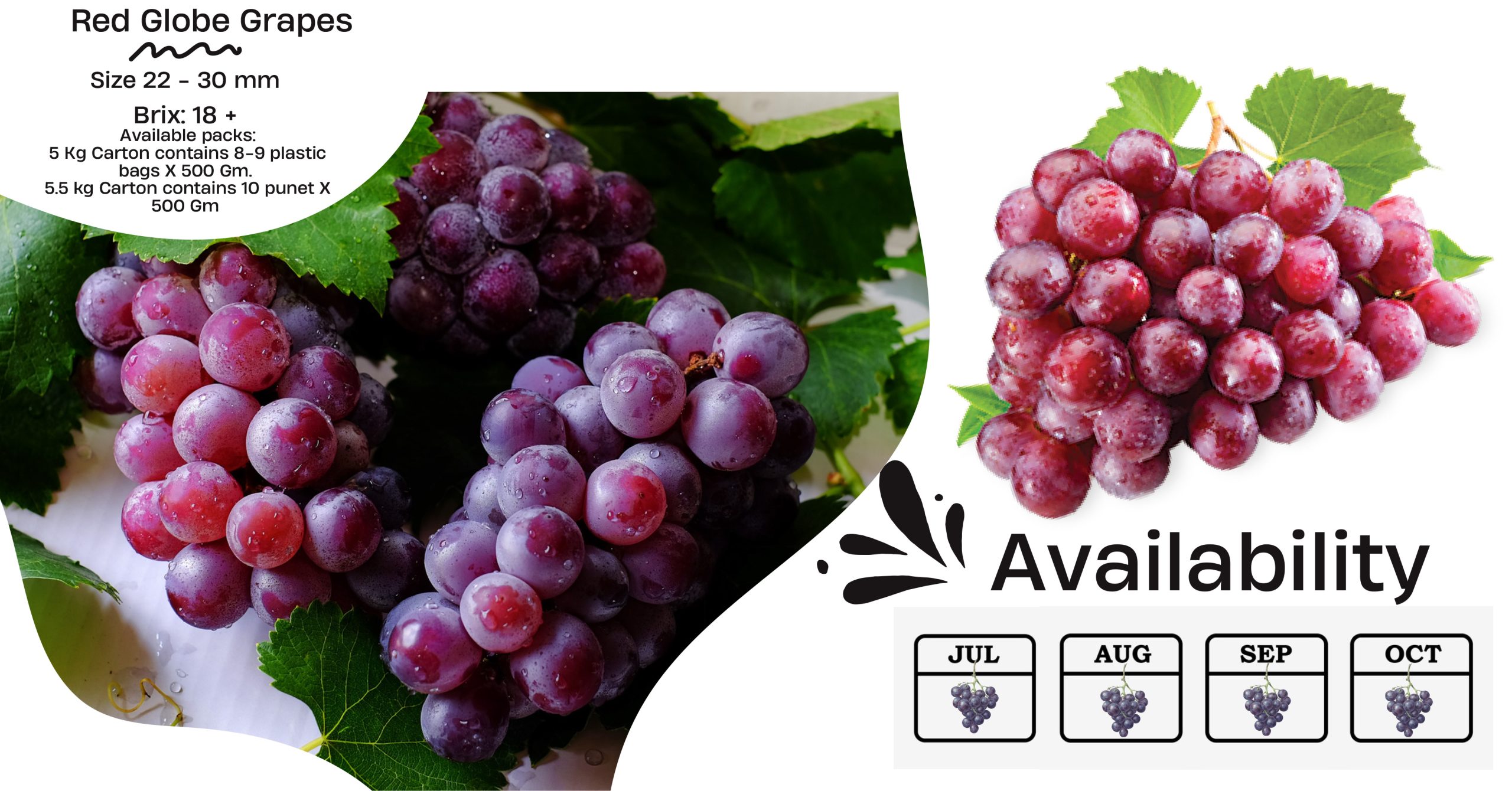 Red Globe grapes agrn