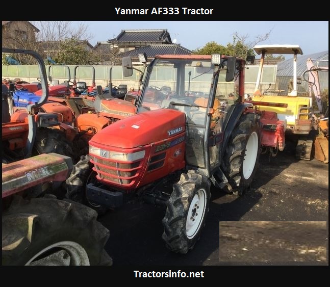 Yanmar AF333 Specs, Engine, Transmission, Dimensions