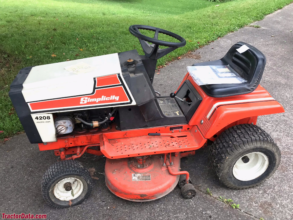 Simplicity Regent 4208 Specs, Engine, Transmission, Dimensions