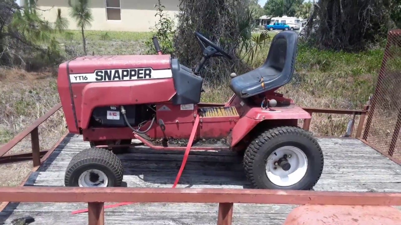Snapper YT16: Specs, Engine, Transmission, Dimensions + PDF Manuals