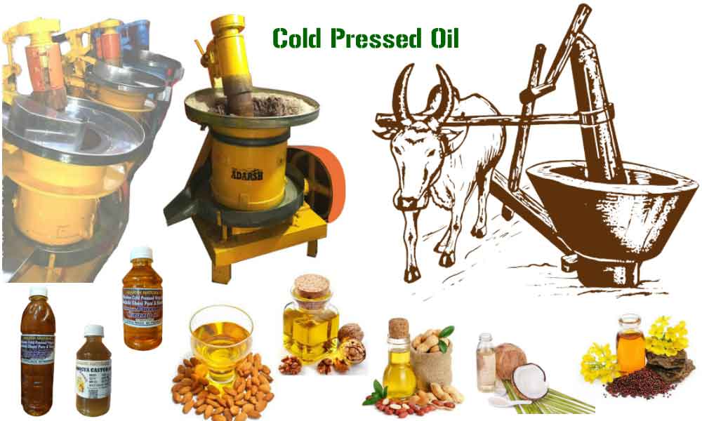 cold pressed oils , लकडी कच्ची घानी तेल , Lakdi Ghani Machine