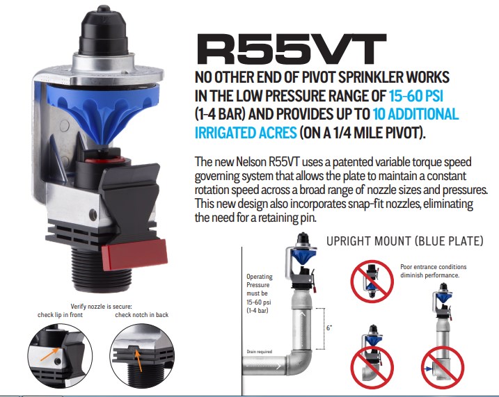 NELSON ACTUALIZA SU ROTATOR FINAL DE PIVOT R55 CON DOS NUEVAS VERSIONES