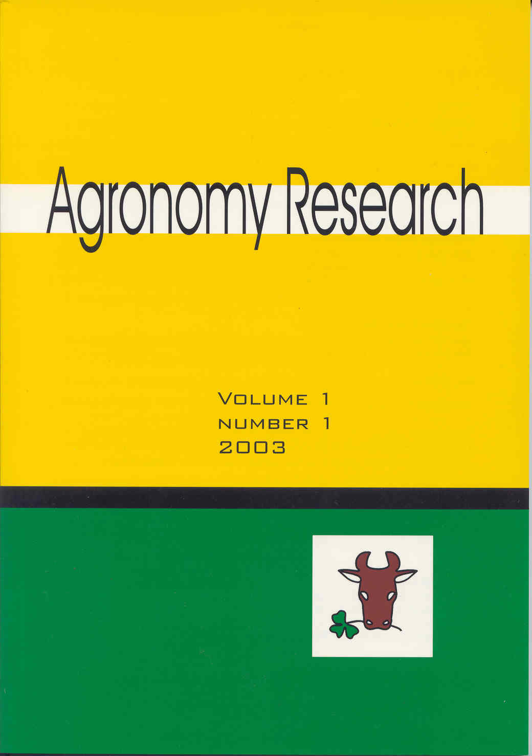 Agronomy Research