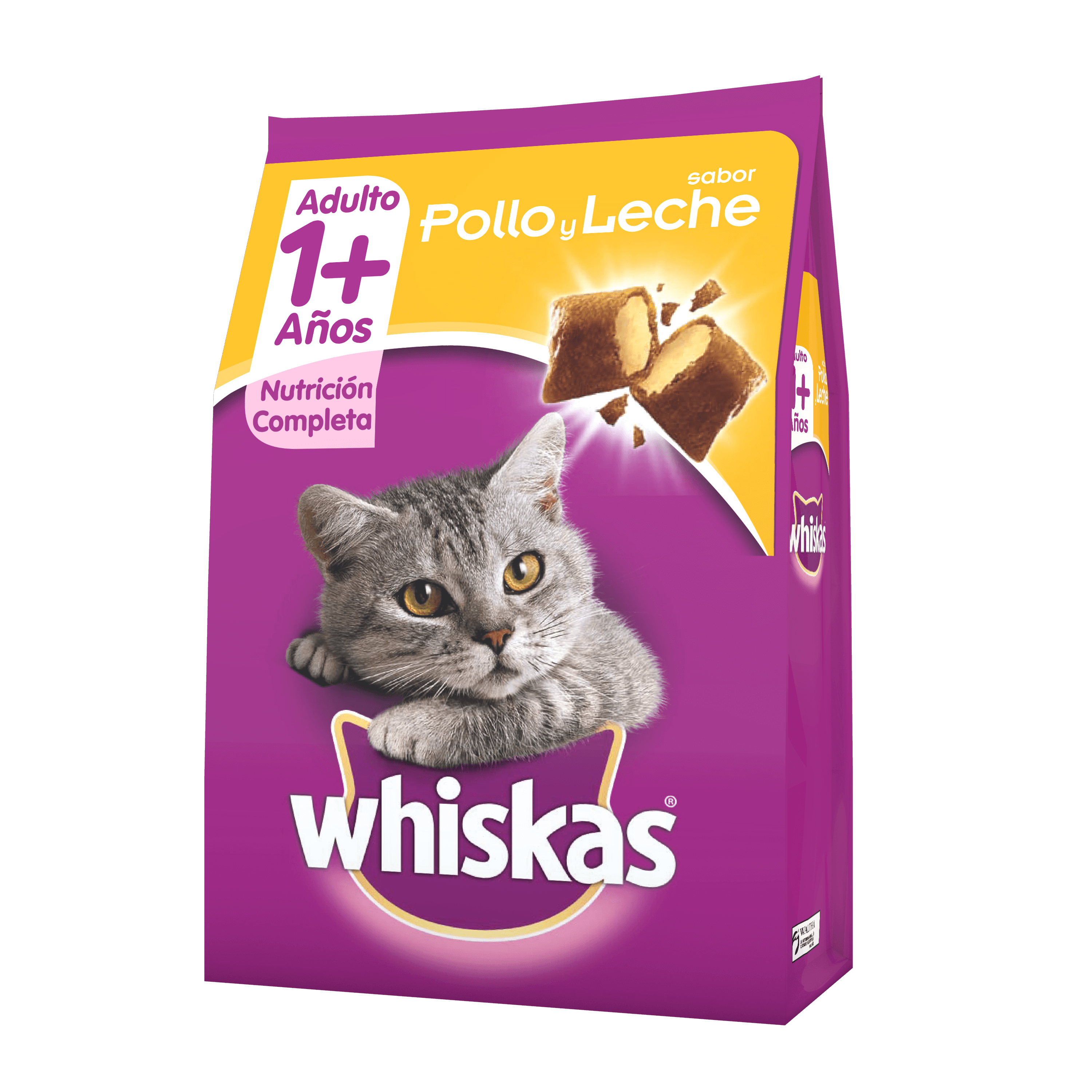 “WHISKAS ADULTO POLLO Y LECHE X 10KG”