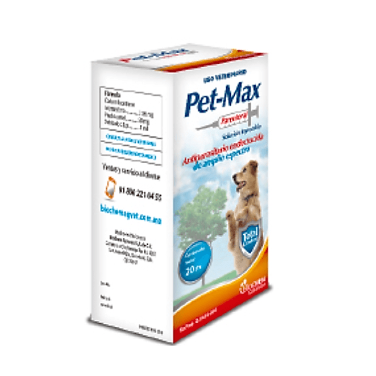 Pet Max Parenteral 20 ml Agrosur Cancún