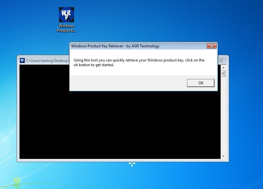 Windows Product Key Finder AGR Technology