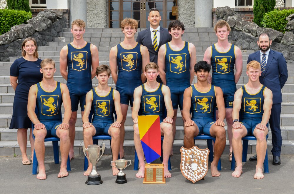 Rowing Senior VIII 2021 Auckland Grammar School Archives