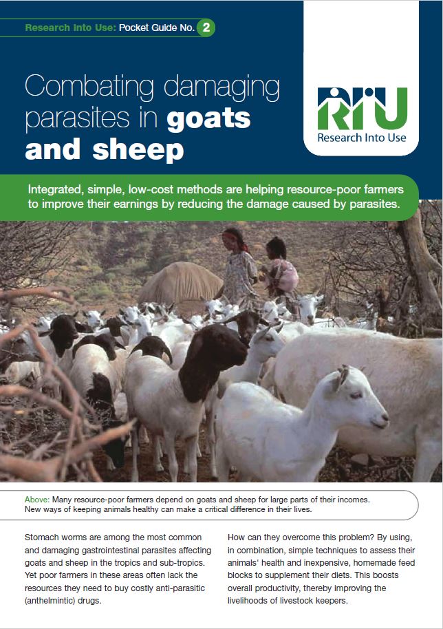 Combating damaging parasites in goats and sheep AgShare