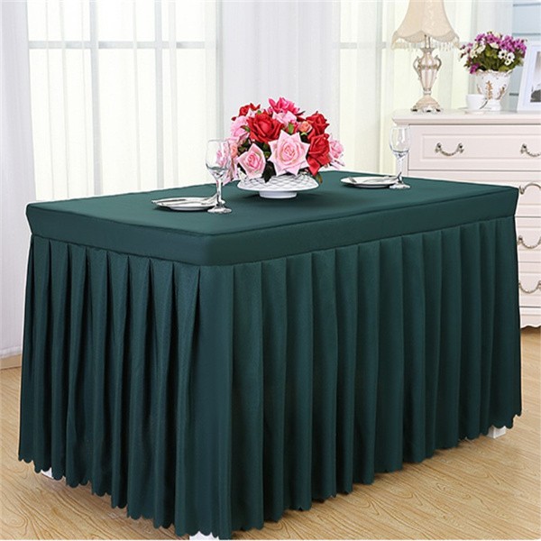 Wholesale Ruffle Buffet Table Skirts for 6 Foot Tables Premium