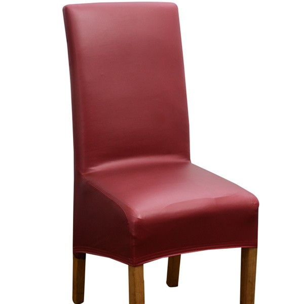 Waterproof Dining Chair Covers Extra Large, 22 Inch Wide Artificial Leather & Stretch Fabric