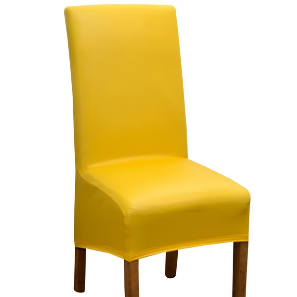 Waterproof Dining Chair Covers Extra Large, 22 Inch Wide Artificial Leather & Stretch Fabric