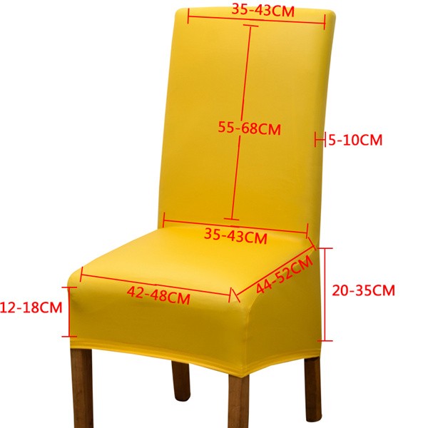 Waterproof Dining Chair Covers Extra Large, 22 Inch Wide Artificial Leather & Stretch Fabric