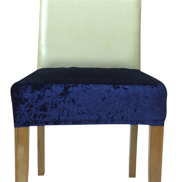 Stylish Crushed Velvet Seat Covers for Living Room & Kitchen Chairs