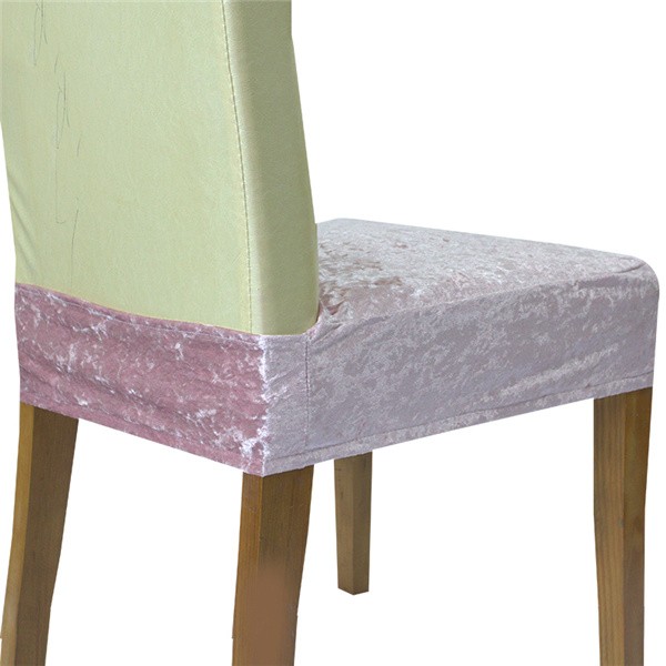 Stylish Crushed Velvet Seat Covers for Living Room & Kitchen Chairs