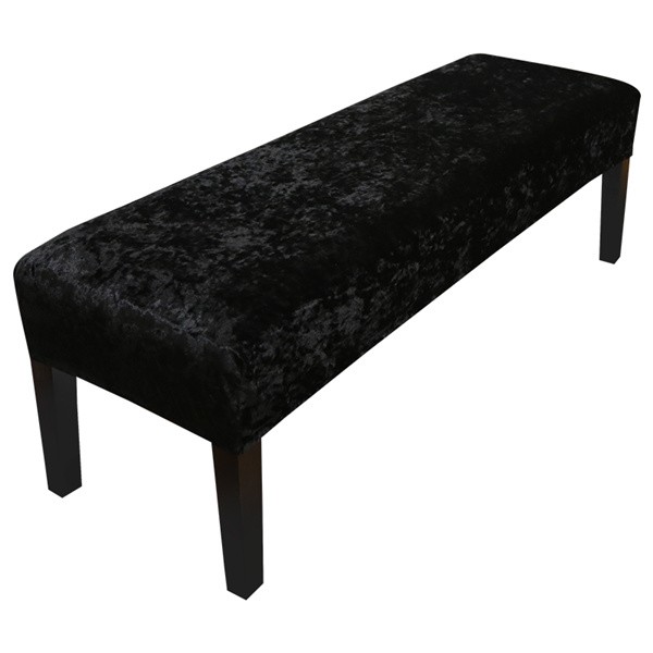 Premium Crushed Velvet Bench Cover Custom Fit for 4254 inches Length