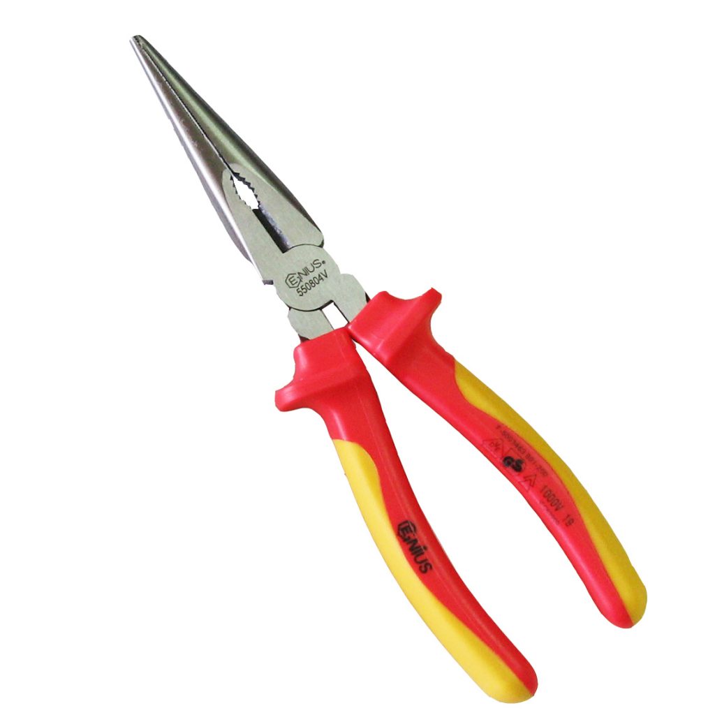 Insulated Long Nose Pliers with Cutter AG Tools